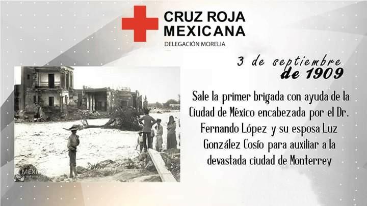 Brigada con ayuda para la Ciudad de Monterrey en 1909